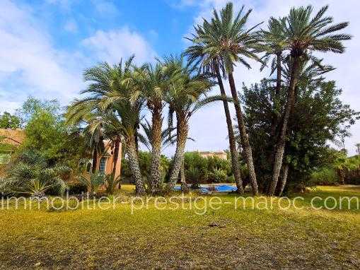 Villa titree dans la Palmeraie a quelques pas du golf.